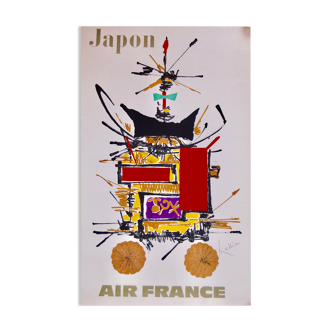 Air France poster by Georges Matthieu Japan