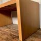 Vintage Modernist design desk with 3 drawers in Light Oak
