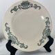 6 hollow plates, service Lutetia - Longchamp, Terre de fer