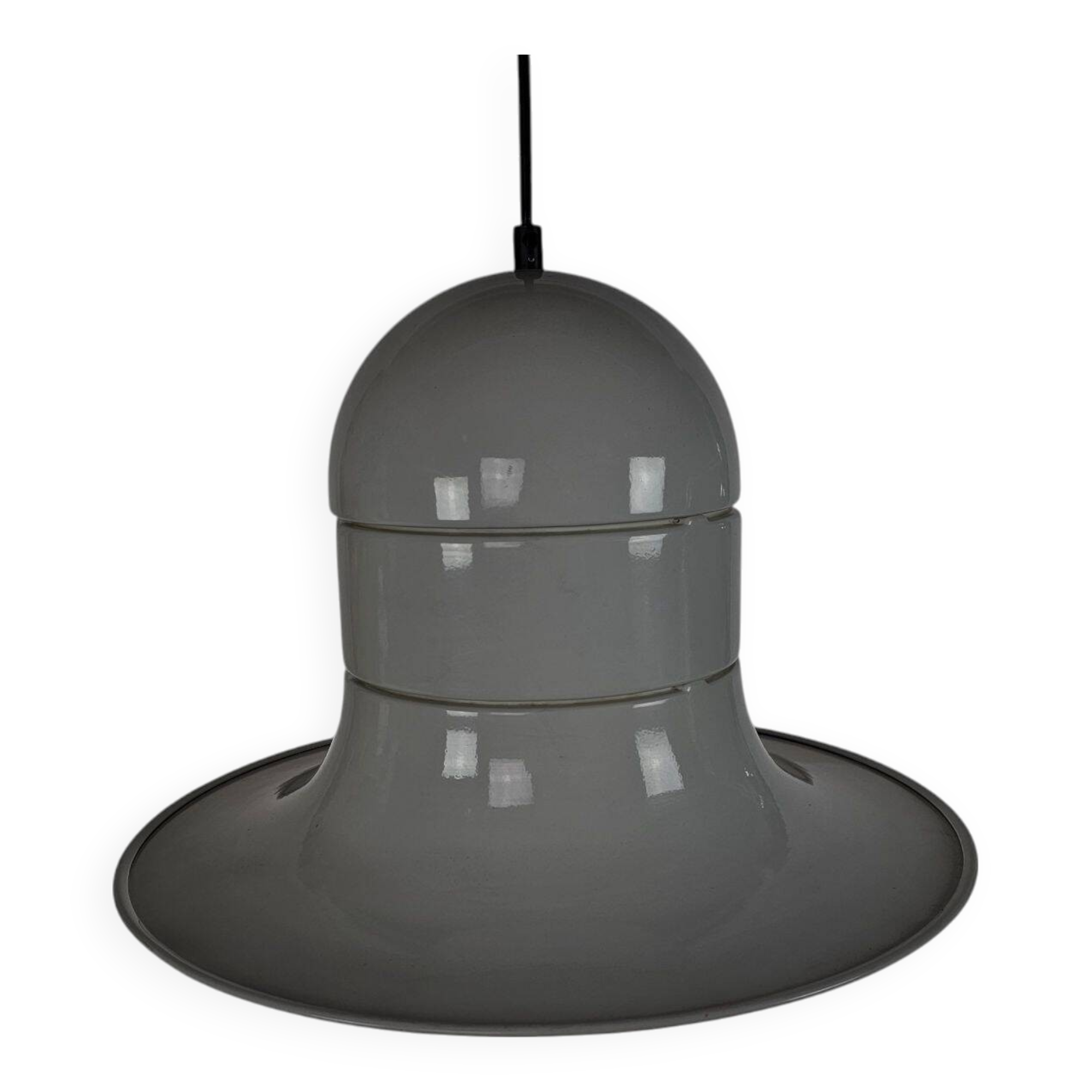 Boulanger S.A. -  Space Age - hanglamp - wit gelakt -  Made in Belgium - 60