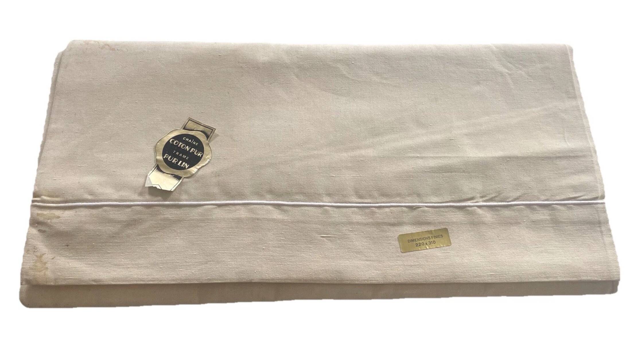 Antique Ecru Métis Canvas Sheet 220 x 310 cm, 50s/60s