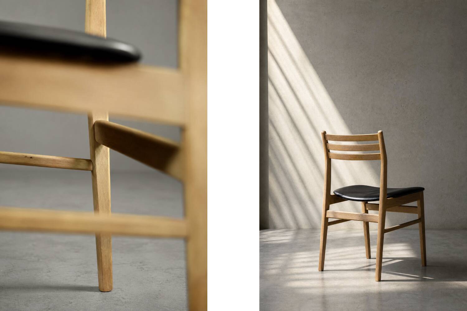 Set of 4  Mid-Century Scandinavian Oak Dining Chairs from Sax Møbelfabrik