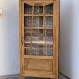 Parisian wardrobe glazed art deco 1920 raw wood