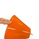 Vintage orange metal pendant light