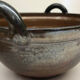 Belgian stoneware dish signed