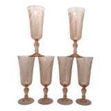 Rosaline champagne flutes