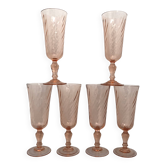 Rosaline champagne flutes