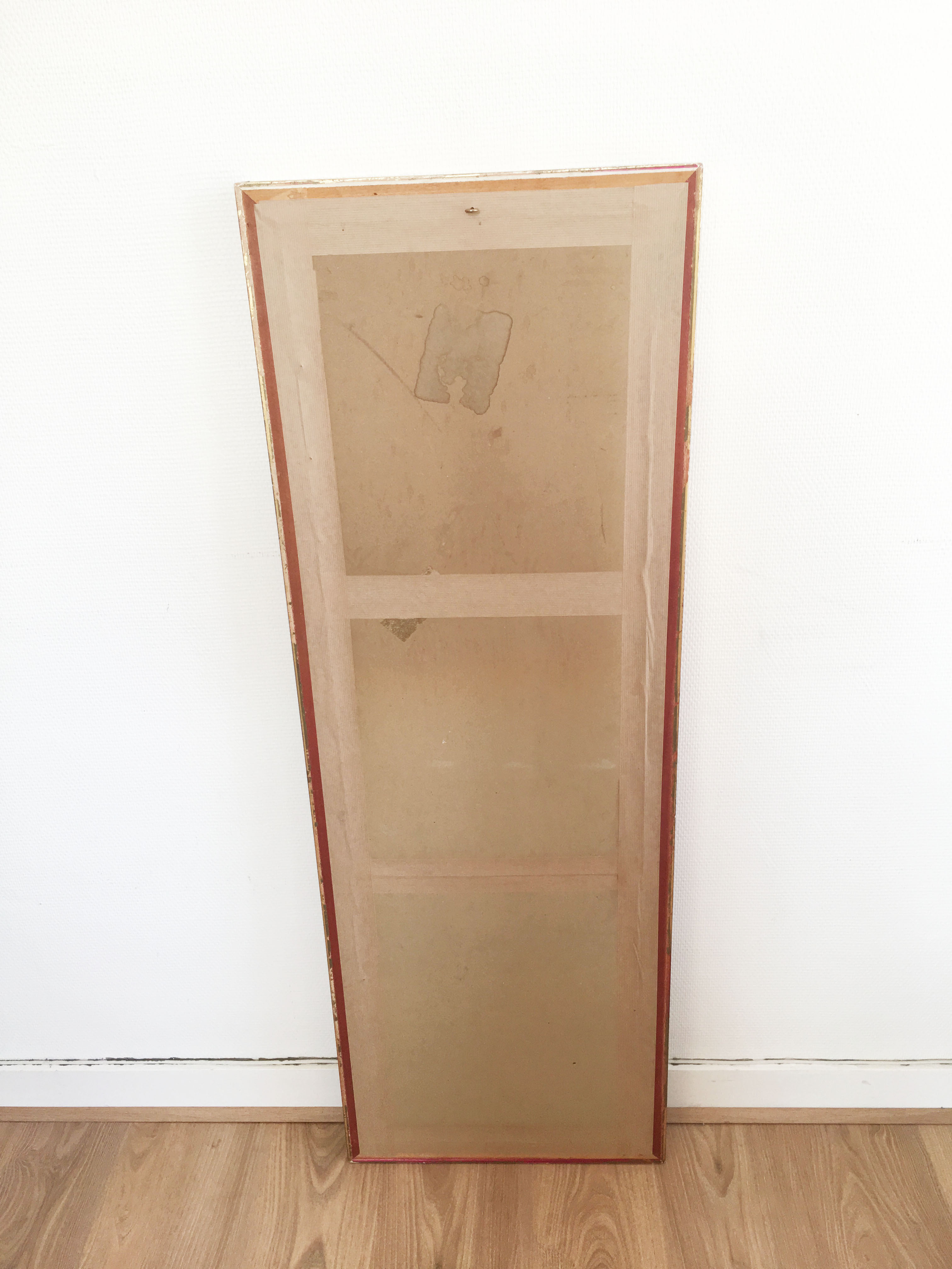 Vintage gold mirror 45x129cm