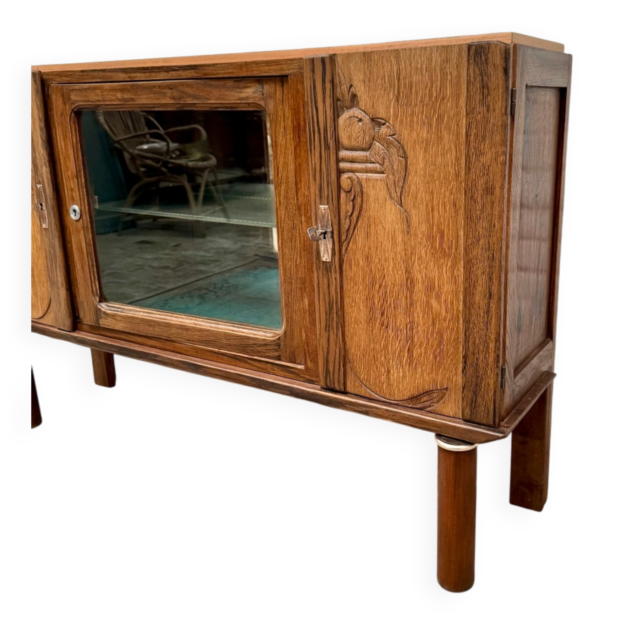 Enfilade Art Deco display cabinet