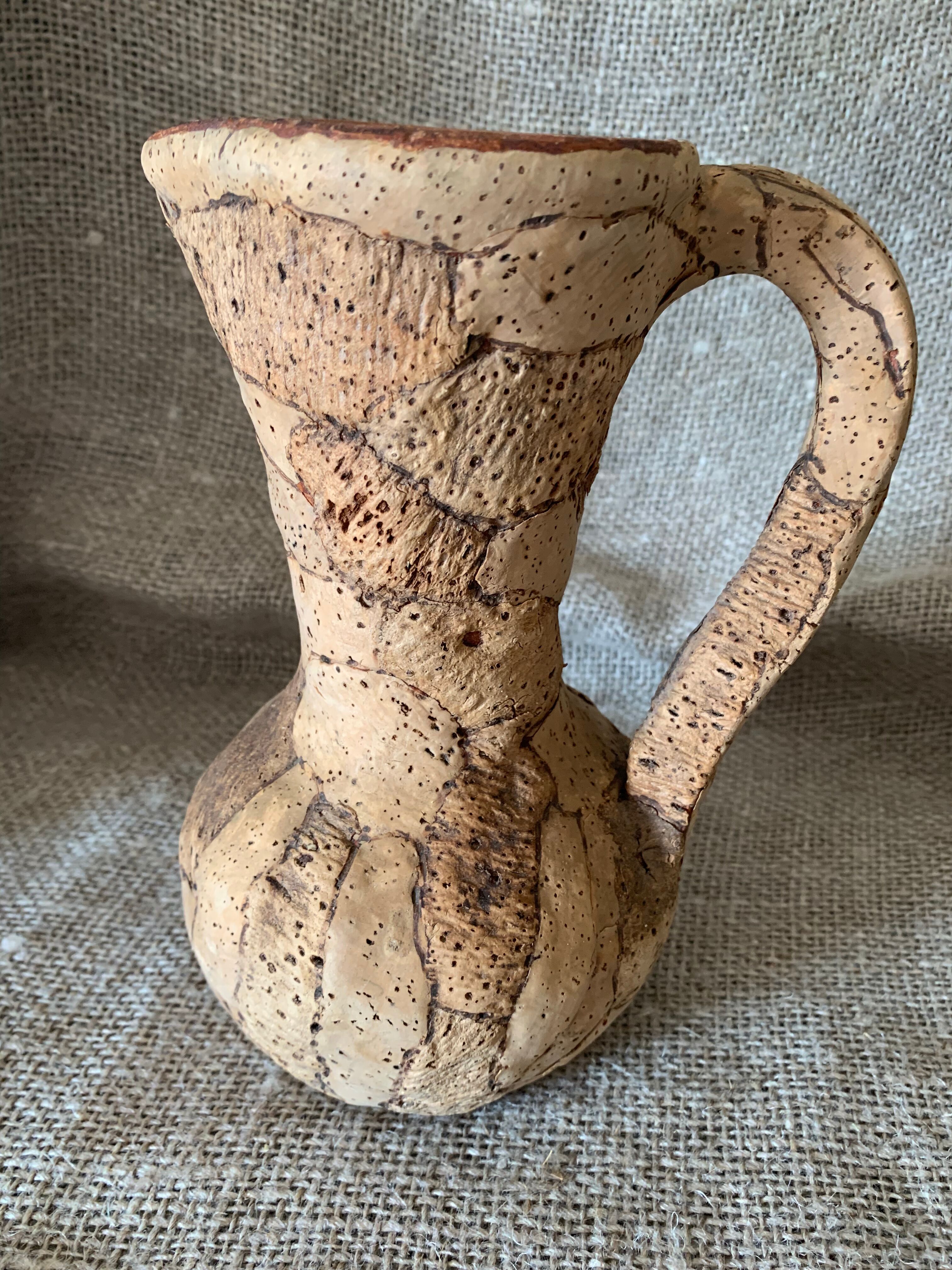 Vintage cork pitcher