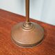 Art Deco brass and green opaline desk lamp, 1920-30