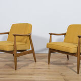 GFM-87 armchairs by Juliusz Kedziorek for Gościcińskie Furniture, 1960s, Set of 2