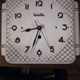 Retro clock featured in porcelain