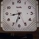 Retro clock featured in porcelain