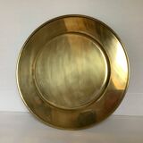 Empty brass tray pocket