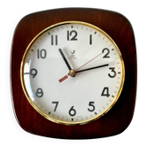Horloge murale vintage Jaz Electronic en bois