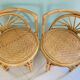 Garden lounge set Art deco in rattan and wicker