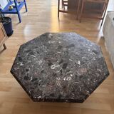 Octagonal marble table
