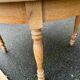 Renovated Louis Philippe 19th-century extendable round dining table 200cm
