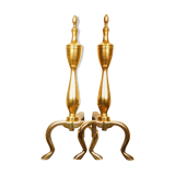 Pair of gilded metal channels