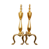 Pair of gilded metal channels