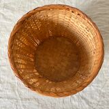 Vintage bamboo flowerpot