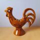 Ceramic rooster flower frog, 1960