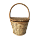 Wall basket with flap
