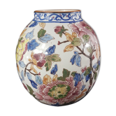 Gien earthenware ball vase