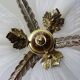 Lustre Hollywood Regency Art Deco vintage 80-90 Bronze Mariner Shells