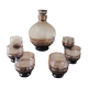 Art Deco carafe and glass set