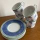 Set of 4 Villeroy boch cups and saucers