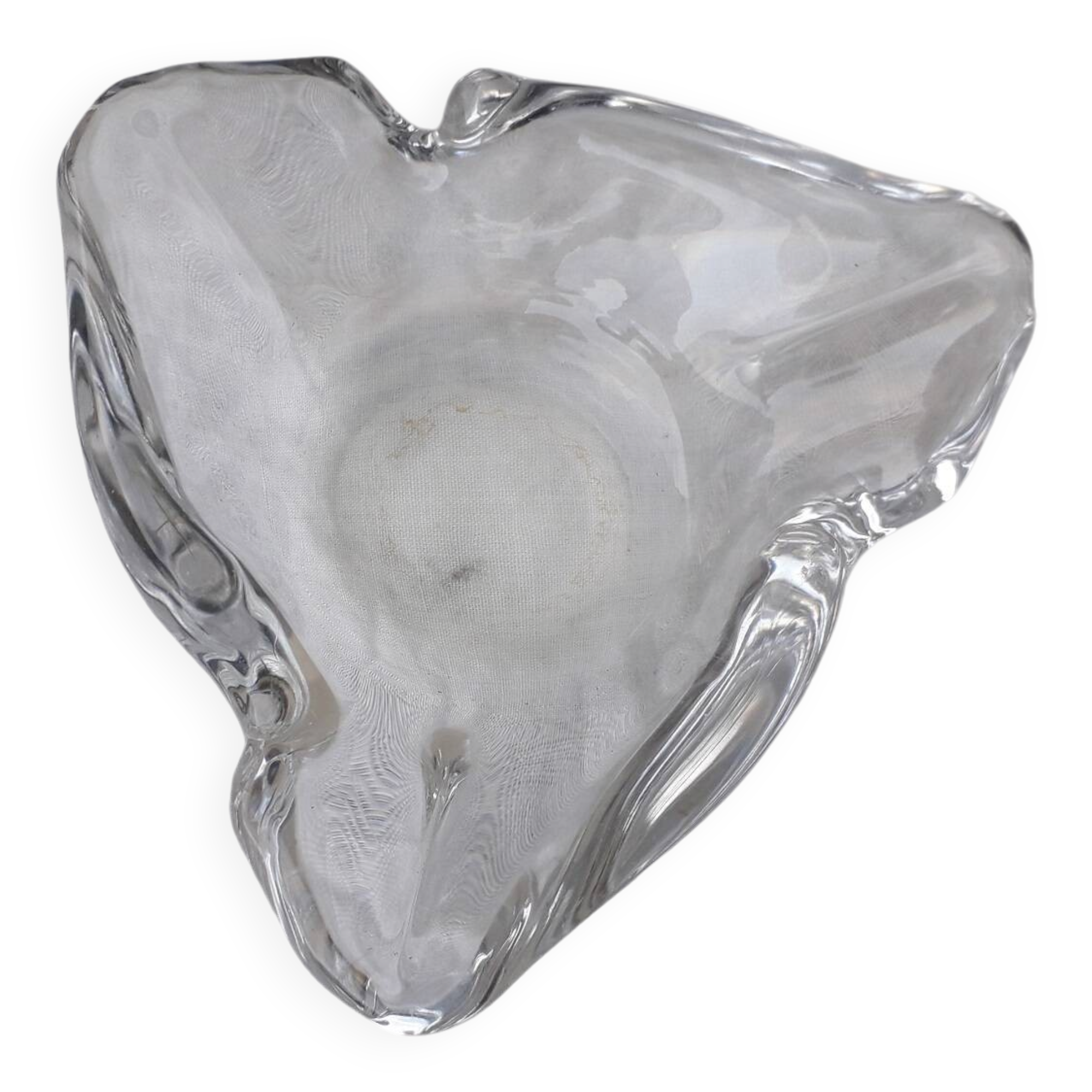 Schneider crystal ashtray
