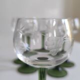 Set of 6 Alsace stemmed glasses
