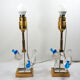 Lalique Crystal Pimlico Birds Table Lalique crystal pimlico birds table lamps Mid-Century