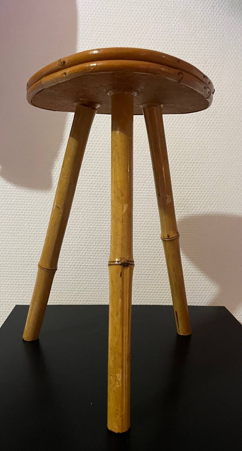 Bamboo plant holder from the 70s