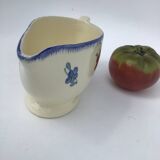 Mary Lou Digoin Sarreguemines sauce boat blue edge