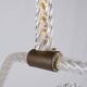 Murano glass chandelier by Barovier & Toso, Italy, 1940s