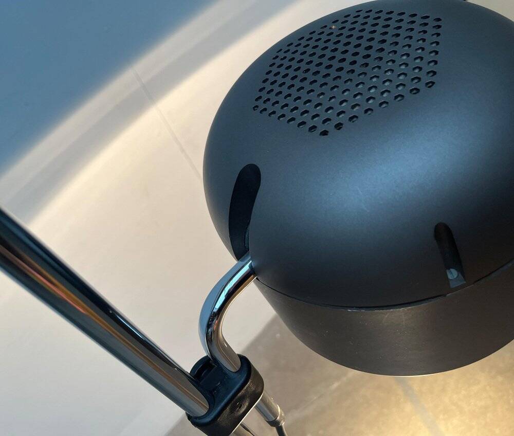 Vintage German floor lamp from the space age by Staff Leuchten, 1970s.