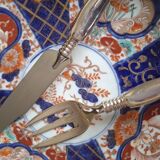 5 silver-plated serving cutlery by sculptor Miguel Berrocal