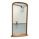 Miroir en bois avec tablette