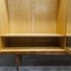 1960 Scandinavian wardrobe, atypical blond wood varnished, 4 doors 3