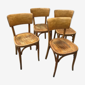 Lot of 4 bistrot chairs