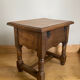 Chest bedside twentieth century solid oak pegged base spacer