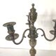 Pair of Louis XVI style in silver bronze candelabra