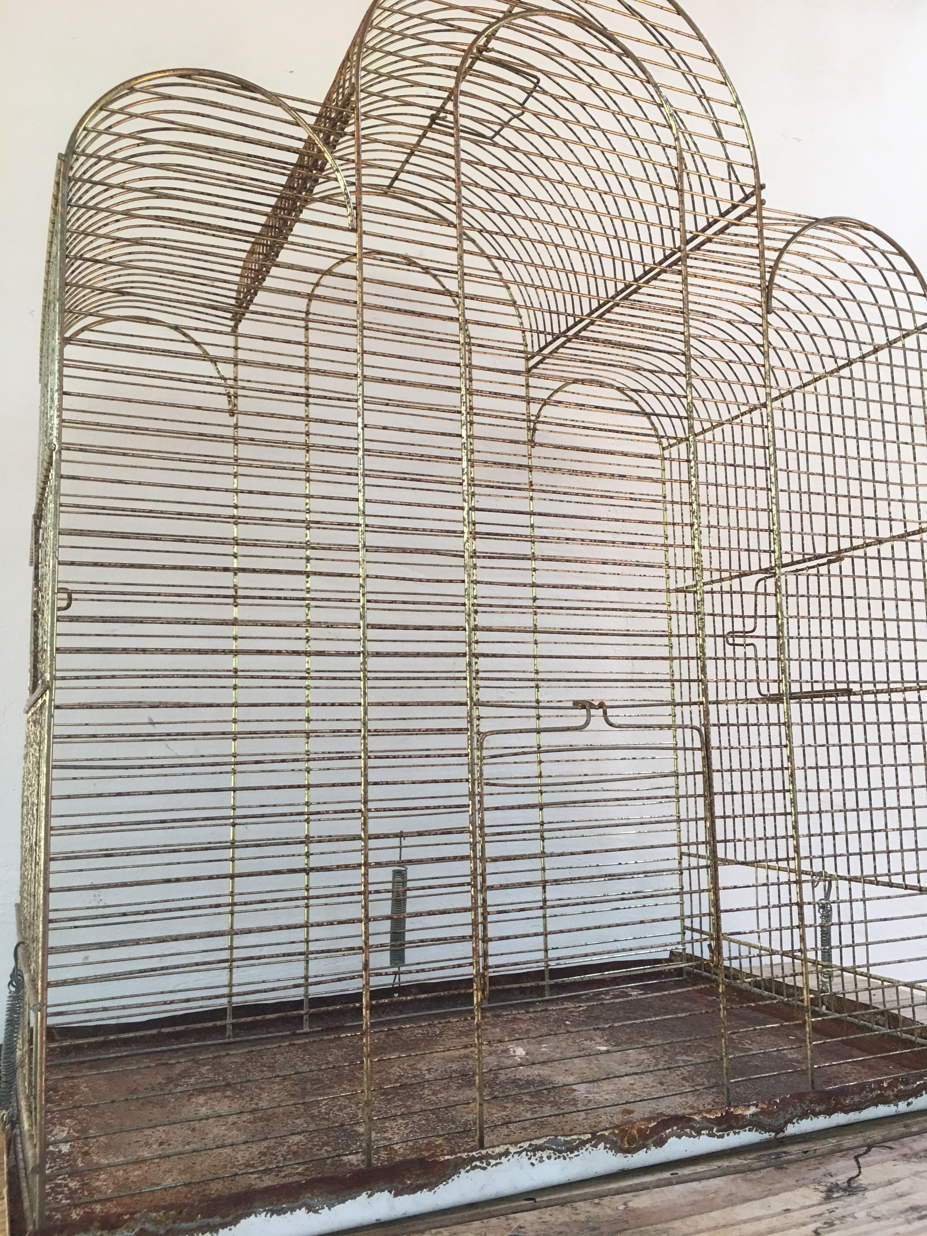 Cage à oiseau ancienne