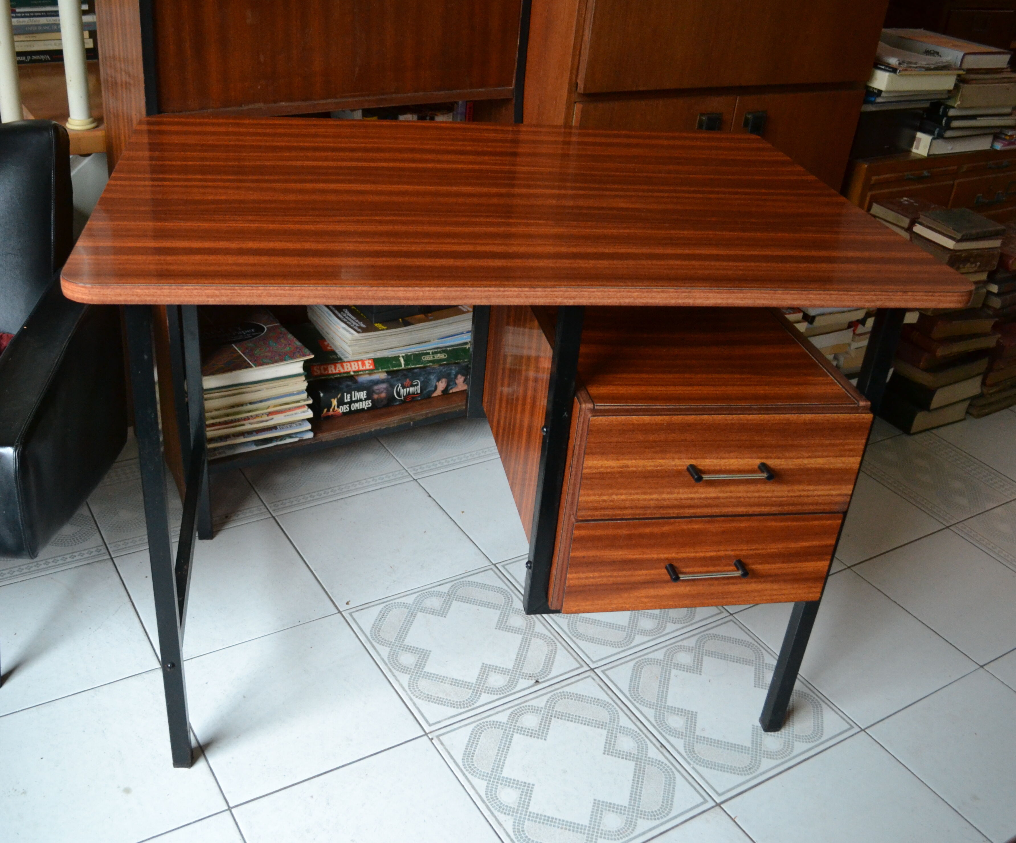 Modernist desk formica 50s