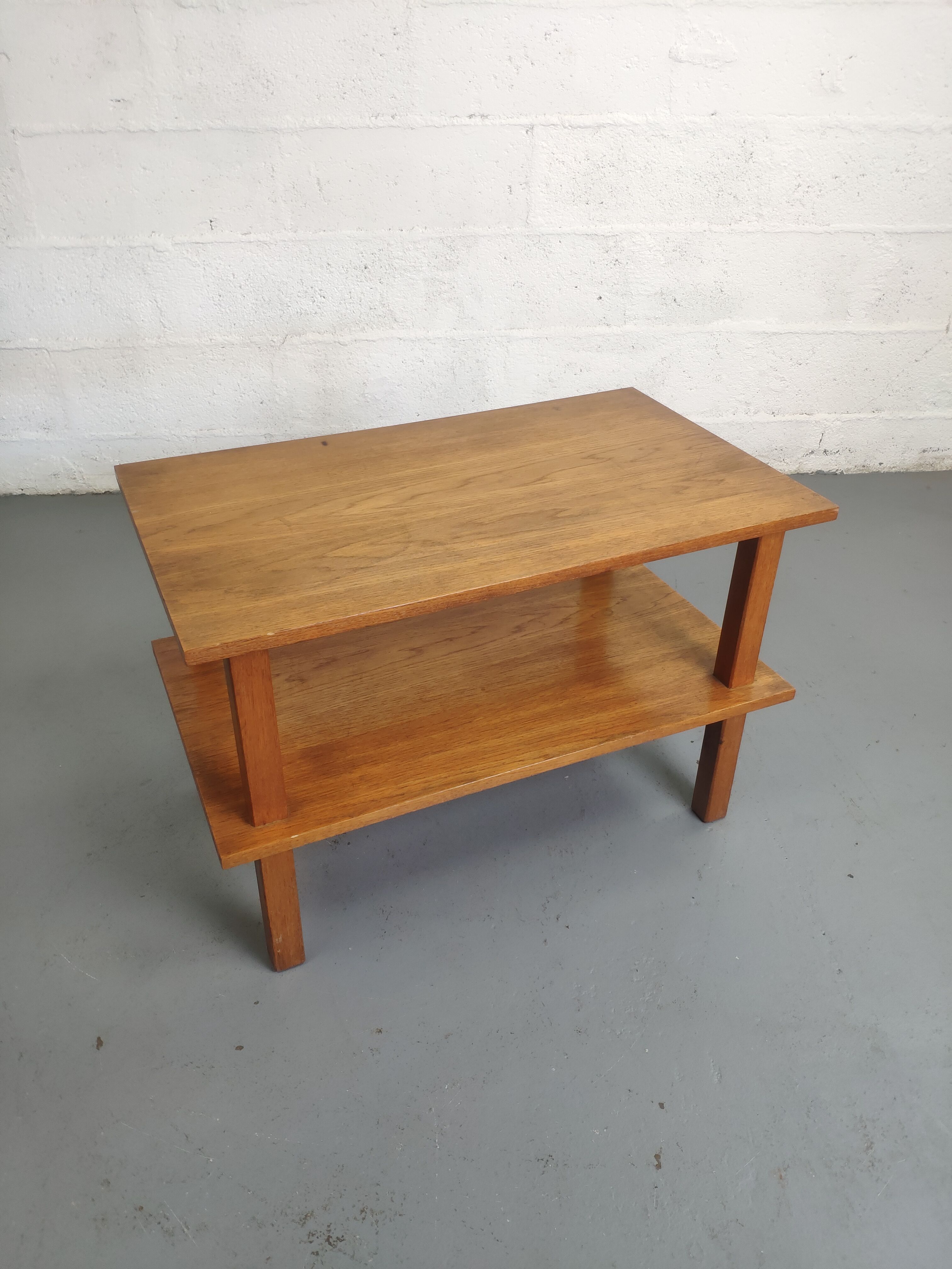 Wooden coffee table with top