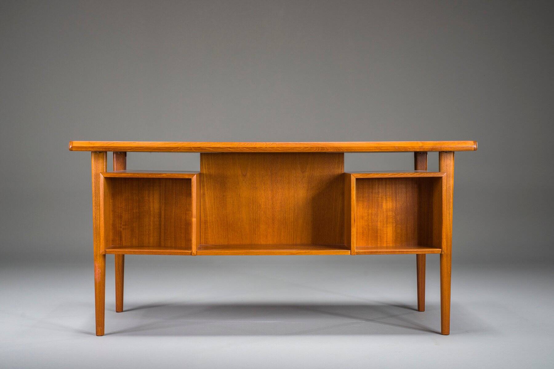 Danish teak desk by Peter Lovig Nielsen for Hedensted Mobelfabrik, 1974