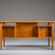 Danish teak desk by Peter Lovig Nielsen for Hedensted Mobelfabrik, 1974